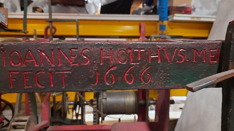 Torenuurwerk Sint-Joriskerk Bredevoort 1666 door Johannes Holthus