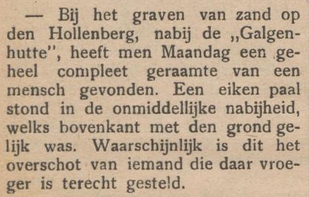 Galgenbulte, Aalten – Aaltensche Courant, 2 March 1910