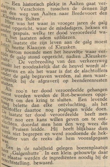 Klaeskesbulte – Aaltensche Courant, 3 March 1939