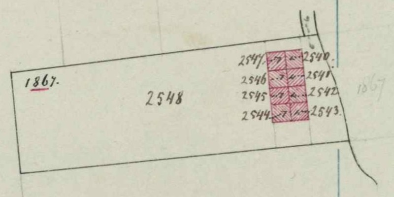 RK Armenhuis, Aalten - Fragment kadastrale kaart, 1860