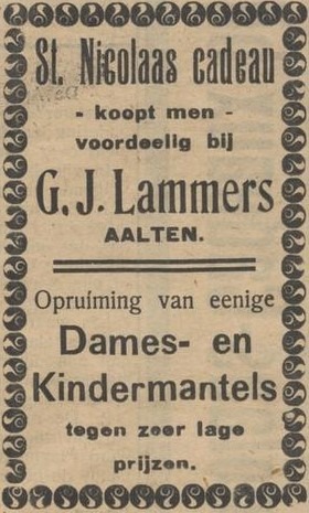 G.J. Lammers - Nieuwe Aaltensche Courant, 02-12-1921