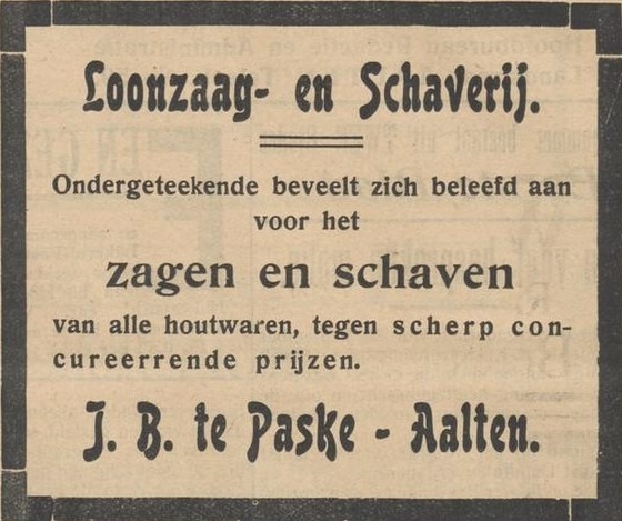 Te Paske - Nieuwe Aaltensche Courant, 02-12-1921