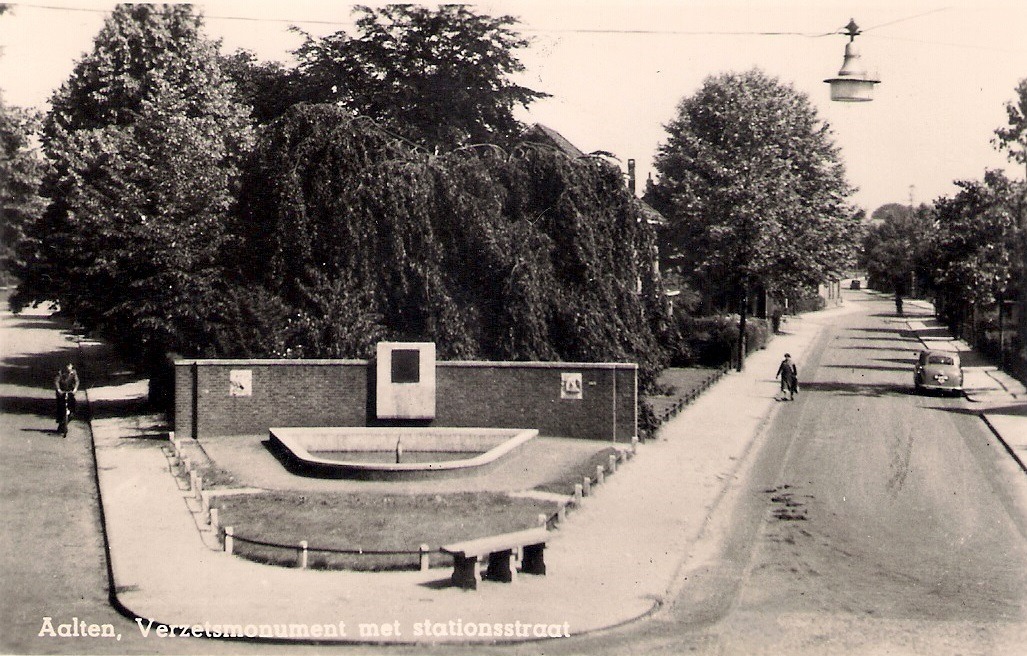 Onderduikersmonument - Stationsstraat, Aalten