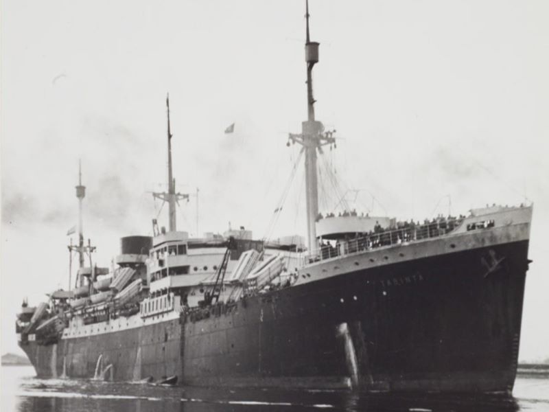 Emigrantenschip 'Tabinta'