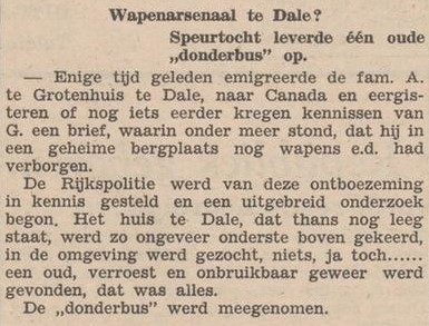 A. te Grotenhuis, Dale, Canada, weapons - Aaltensche Courant, 13 May 1949