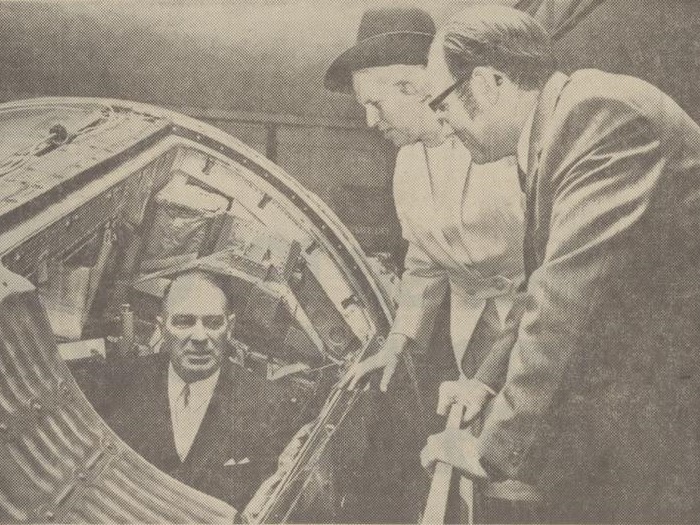 Ruimtevaarttentoonstelling, Aalten - Tubantia 23-04-1971