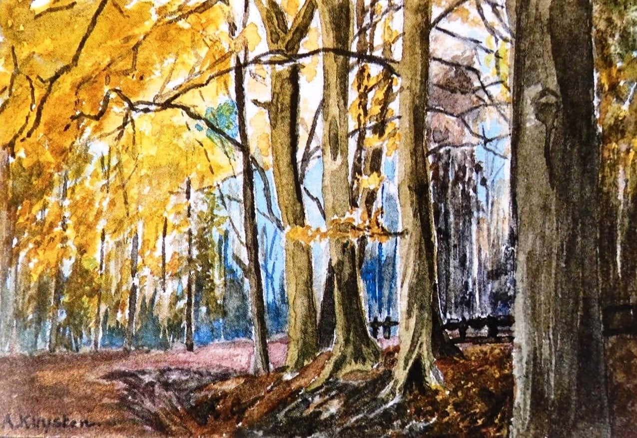 Anton Kuijsten - Het Kloosterbos bij Bredevoort