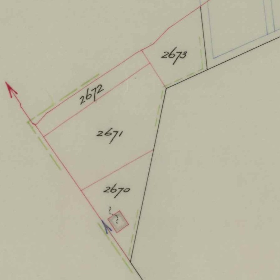 Bodendijk 65, Aalten - Fragment kadastrale kaart, 1971