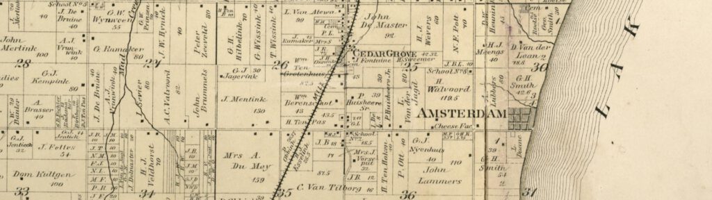 Amsterdam, Sheboygan (WI), 1889