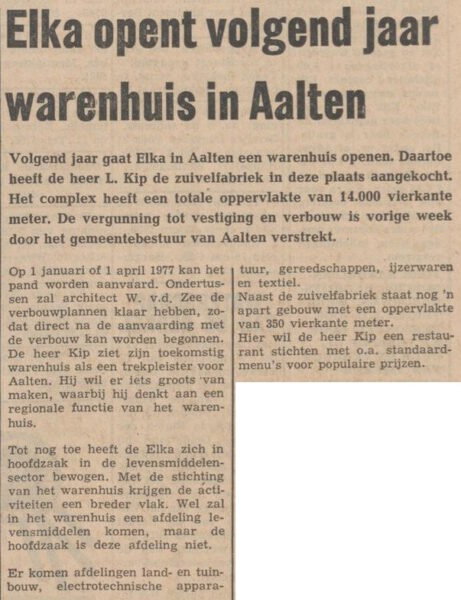 Elka opens department store - Nieuwe Winterswijksche Courant, 25-08-1976