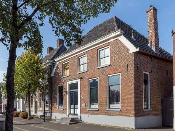 Markt 12, Aalten. Hier zaten tijdens de Tweede Wereldoorlog onderduikers verstopt.