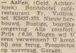 Bondshotel Vultink, Aalten - Het Binnenhof, 03-05-1952