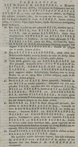 Christiaan Caspar Stumph - Arnhemsche Courant, 24-08-1820