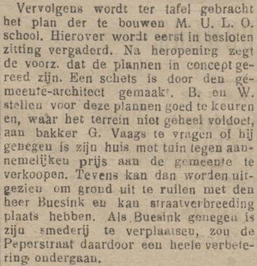 Haartsestraat, Aalten (Vaags-Buesink) - De Graafschapper, 6 augustus 1918