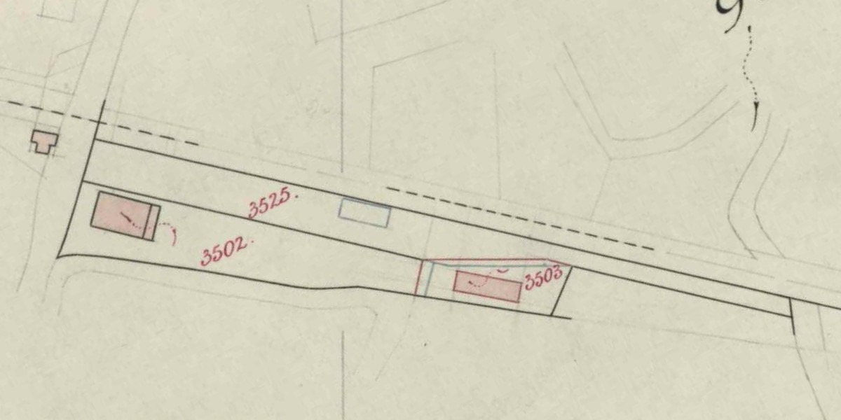 Halte Lintelo - Fragment kadastrale kaart, 1931