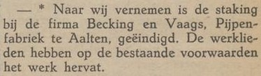 Hoekstraat 8, Aalten (pijpenfabriek) - De Graafschapper, 17-07-1925