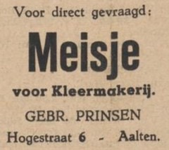 Hogestraat 6, Aalten (Prinsen) - Aaltensche Courant, 15-04-1949