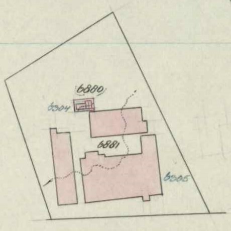 Landbouwstraat 2, Aalten - Fragment kadastrale kaart, 1937