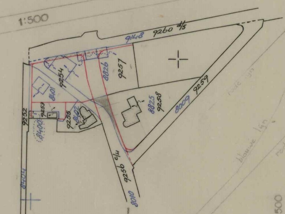 Luutenshuus, Aalten - Fragment kadastrale kaart, 1966