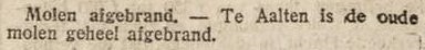 Oude Molen Aalten - De Tĳd, 04-09-1919