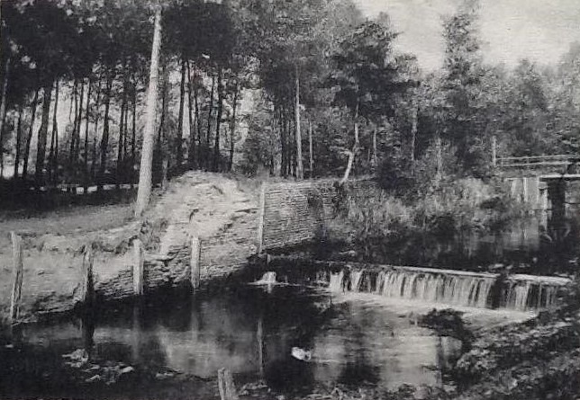 Remnants of the watermill on the Pol, 1906