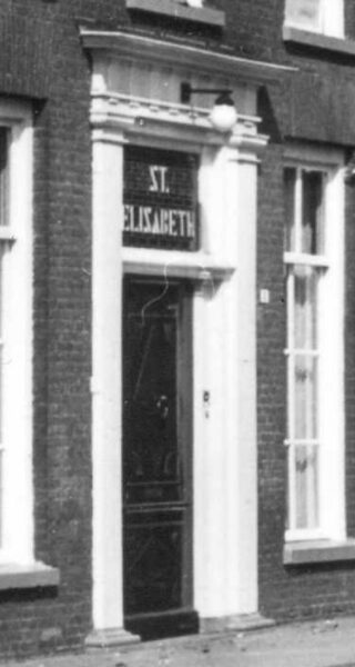 Front door of St Elisabeth's Convent, Aalten 