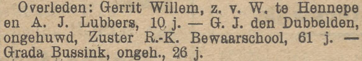Zuster Emmanuela, Aalten – Aaltensche Courant, 24-07-1925