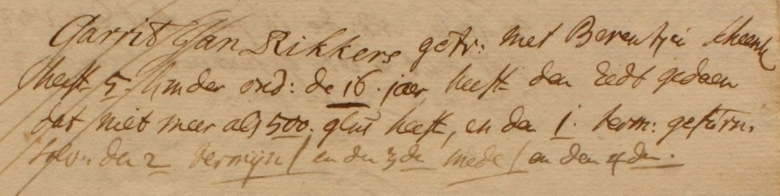 Rikkert, Heurne - Liberale Gifte 1748