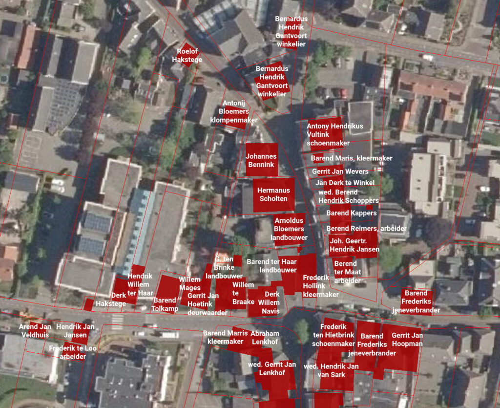 Kattenberg, Aalten - Kadaster 1832