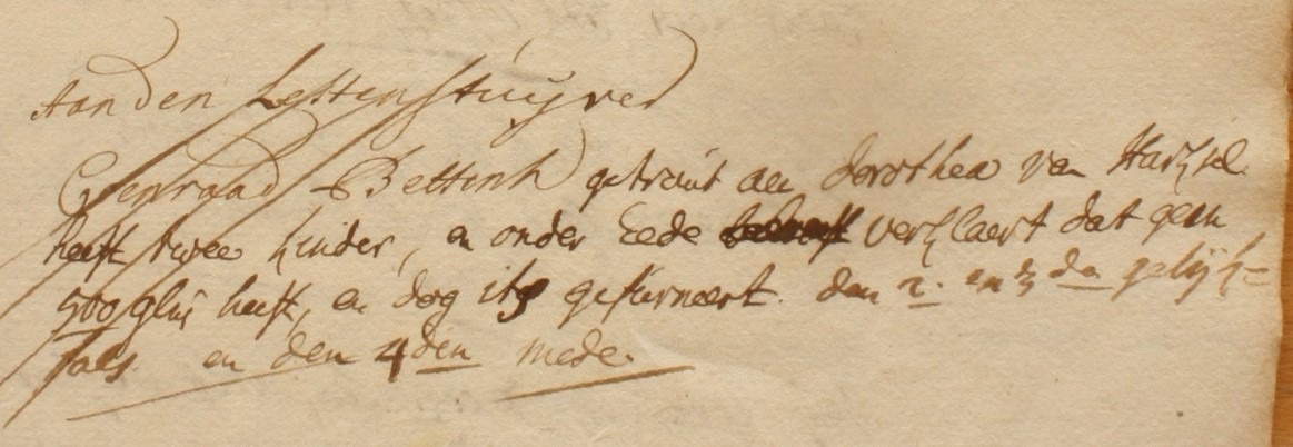 Lesten Stuuver, Bredevoort - Liberale Gifte 1748