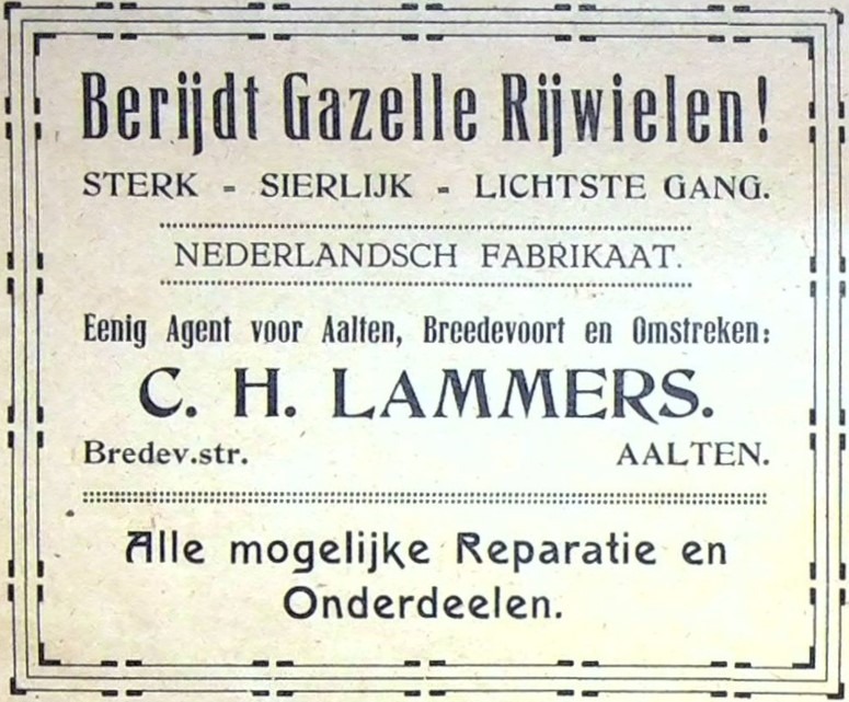 C.H. Lammers, Bredevoortsestraat Aalten, 1913 (coll. EHDC)