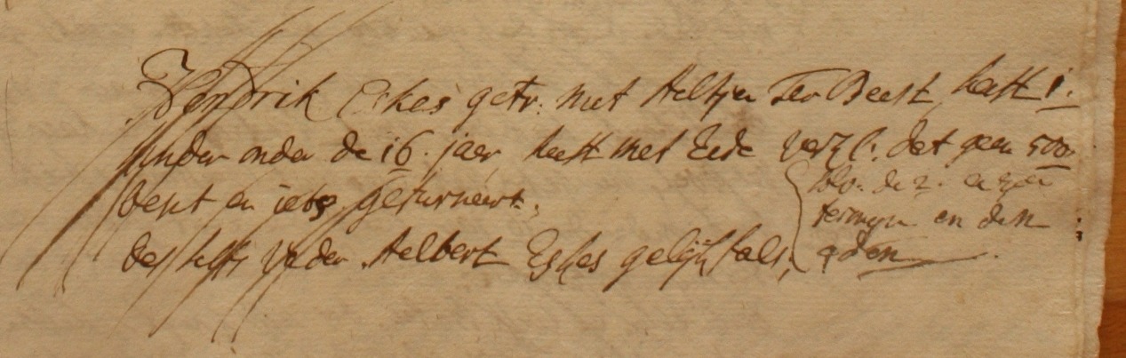 Haart 4, Eskes, Liberale Gifte 1748