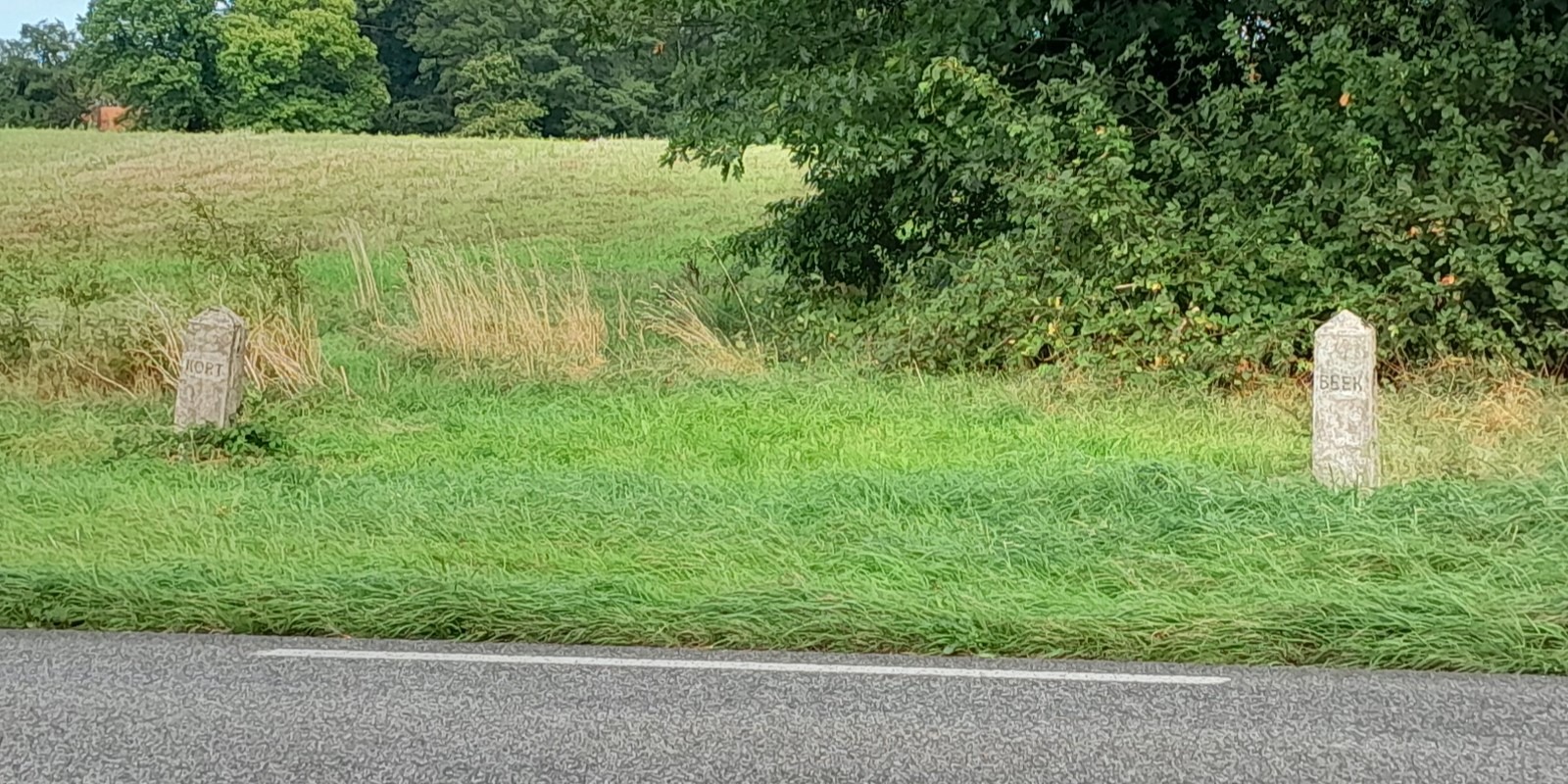 Hamelandroute, Heurne - ooit toegangsweg naar Kortbeek