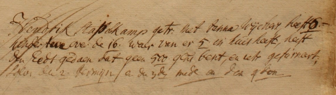 Heurne 5, Stapelkamp, Liberale Gifte 1748