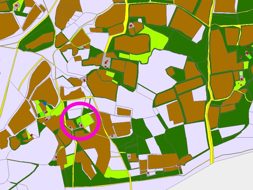 Kadastrale Atlas 1832, 't Vels