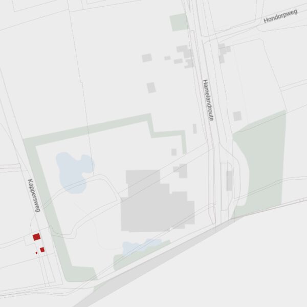 Kappersweg, Heurne - Fragment kadastrale kaart, 1832