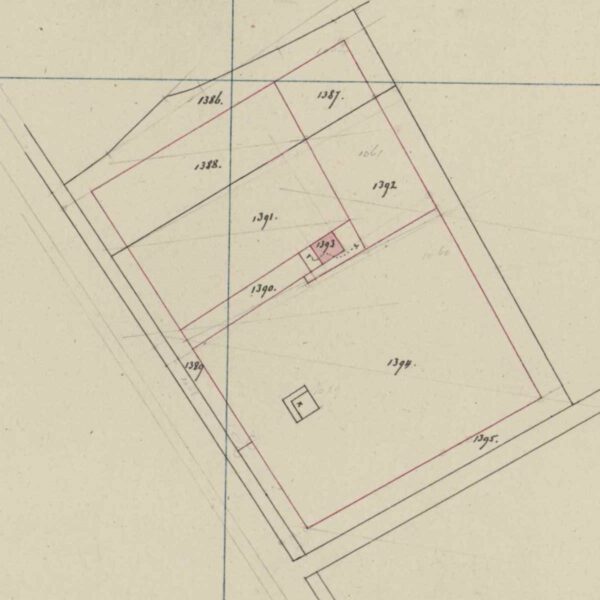 Kiefteweg 3, Heurne (Heidelust) - Fragment kadastrale kaart, 1873