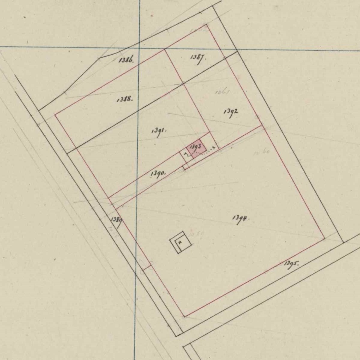 Kiefteweg 3, Heurne (Heidelust) - Fragment kadastrale kaart, 1873