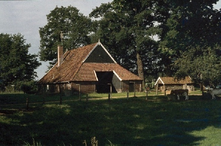 Walfortlaan 3, Haart (Boerderij Eskes), achterzijde 1979