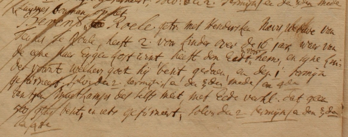 Roele, IJzerlo - Liberale Gifte 1748