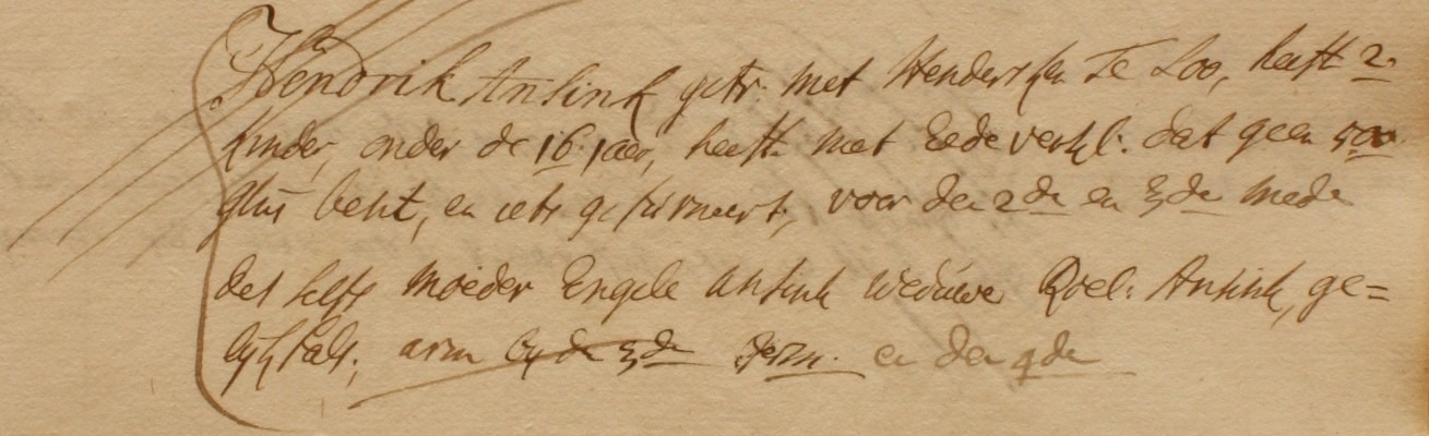 Nieuw Ansink, IJzerlo - Liberale Gifte 1748