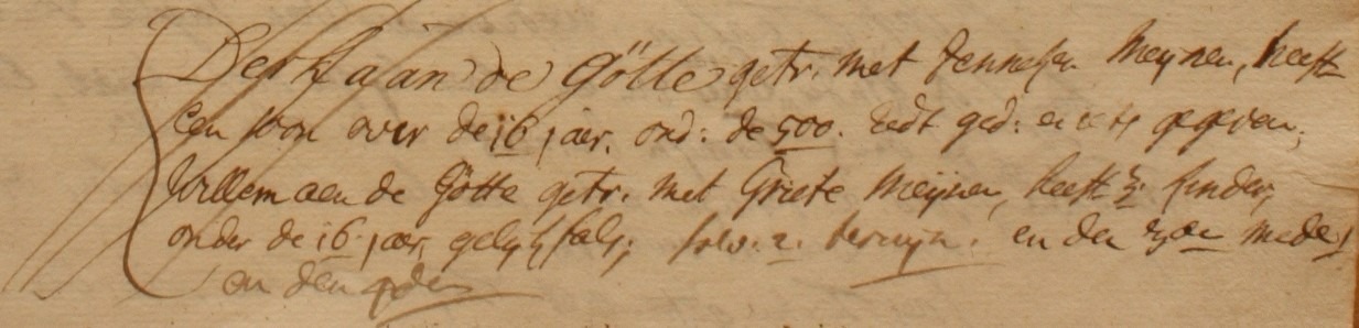 Götte, Barlo - Liberale Gifte 1748