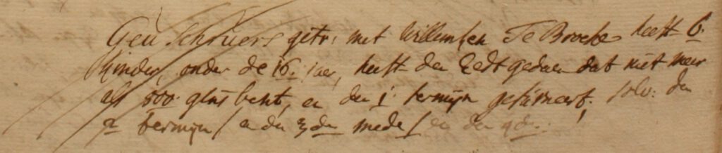 Schreurs, Lintelo - Liberale Gifte 1748