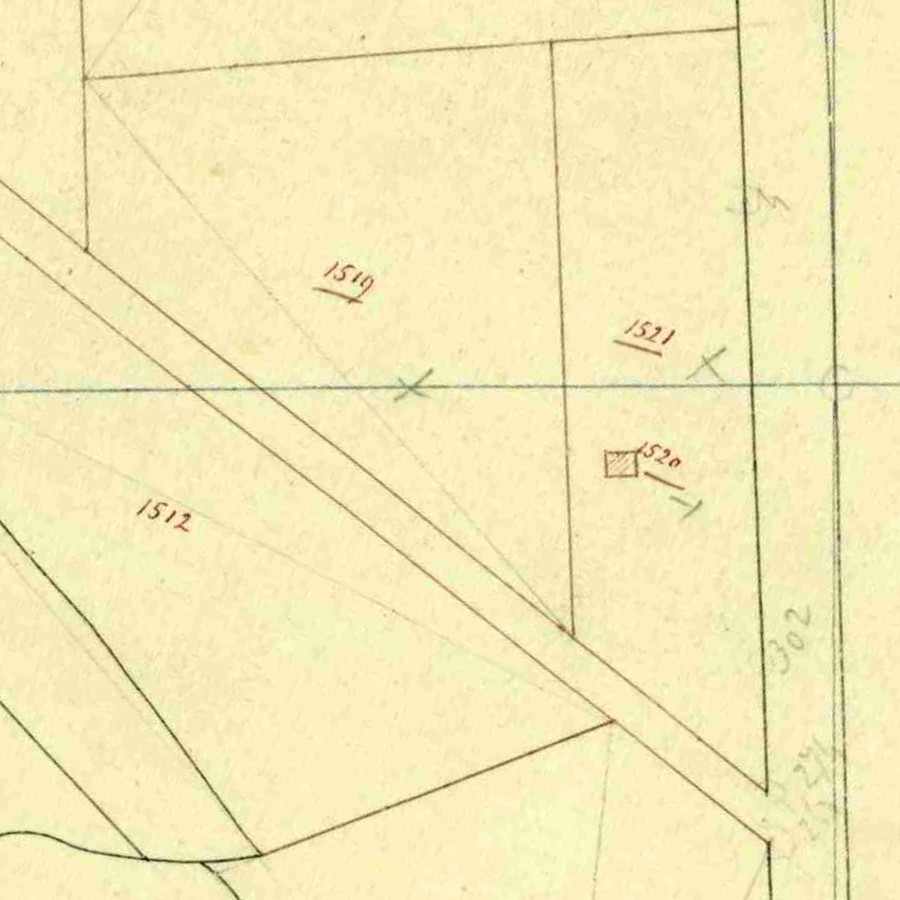 Aladnaweg 21(a), Barlo - Fragment kadastrale kaart, 1859