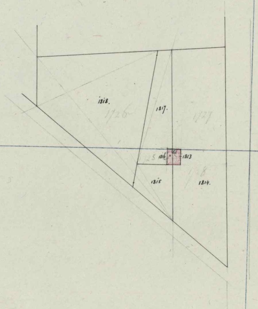Aladnaweg 21(a), Barlo - Fragment kadastrale kaart, 1870