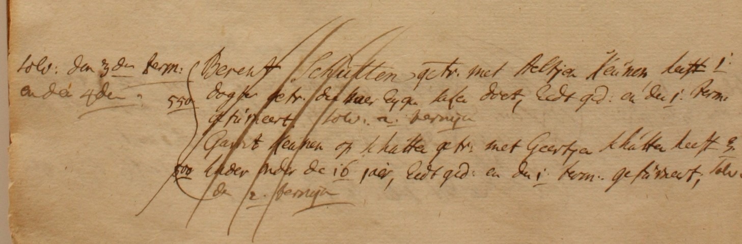 Barlo 30, Schutte, Liberale Gifte 1748