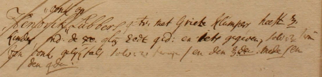 Barlo 55, Lubbers, Liberale Gifte 1748