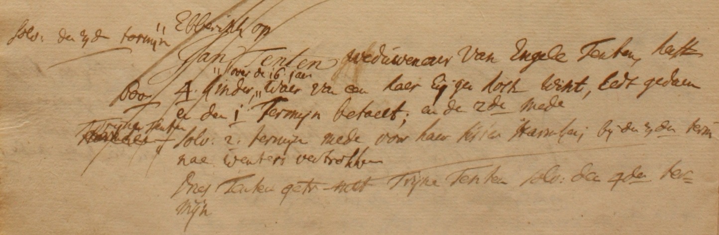 Barlo 61, Tente, Liberale Gifte 1748