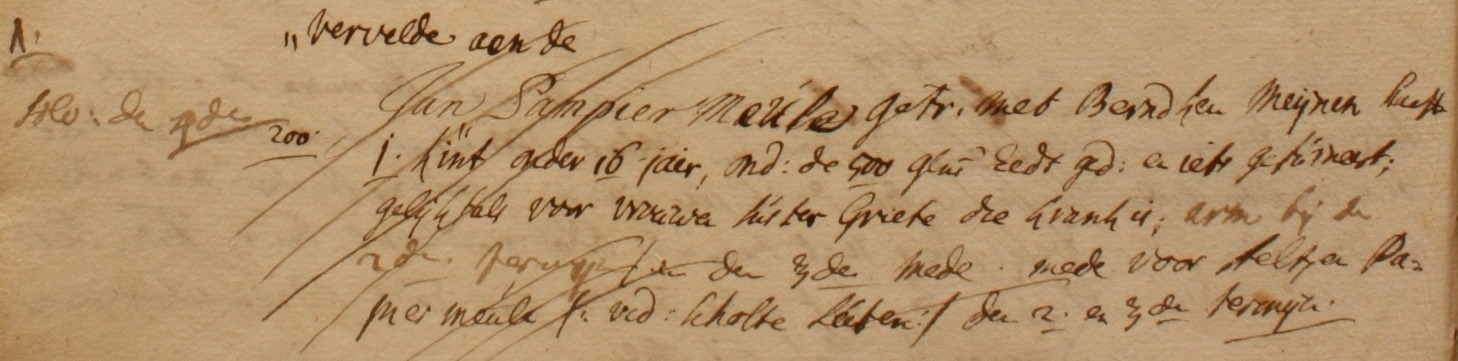 Pampiermole, Barlo, Liberale Gifte 1748