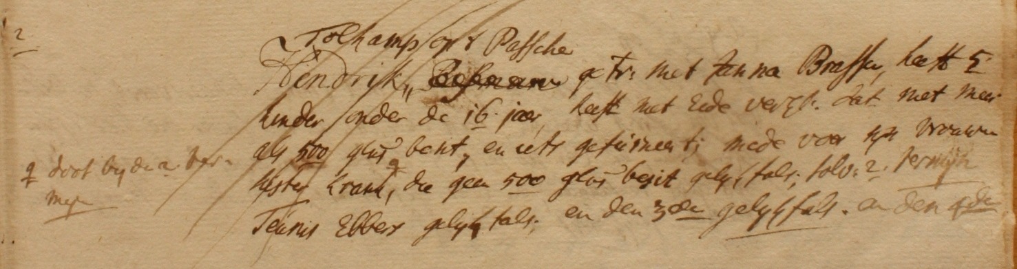 Dale 33, 't Paske, Liberale Gifte 1748